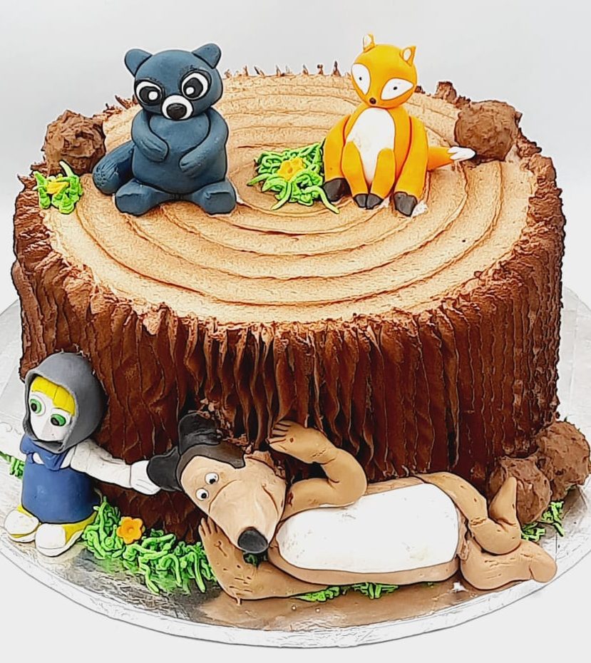 Masha And Bear cake