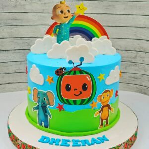 Cocomelon Theme cake1