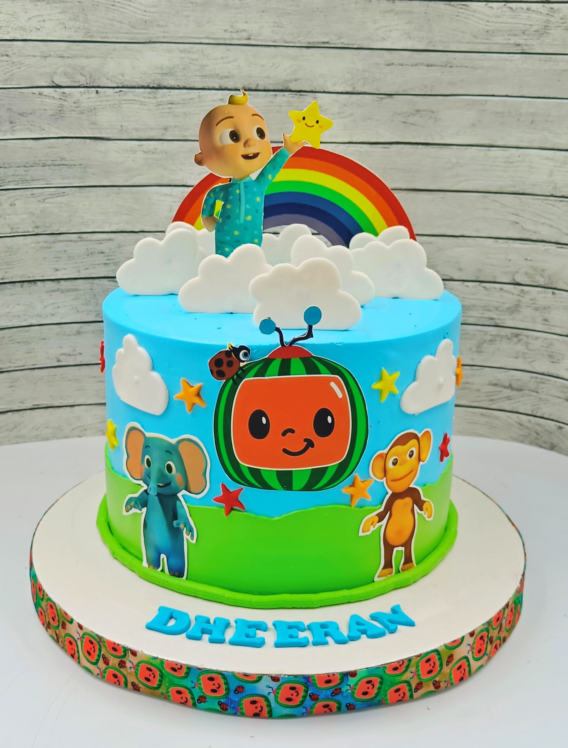 Cocomelon Theme cake1