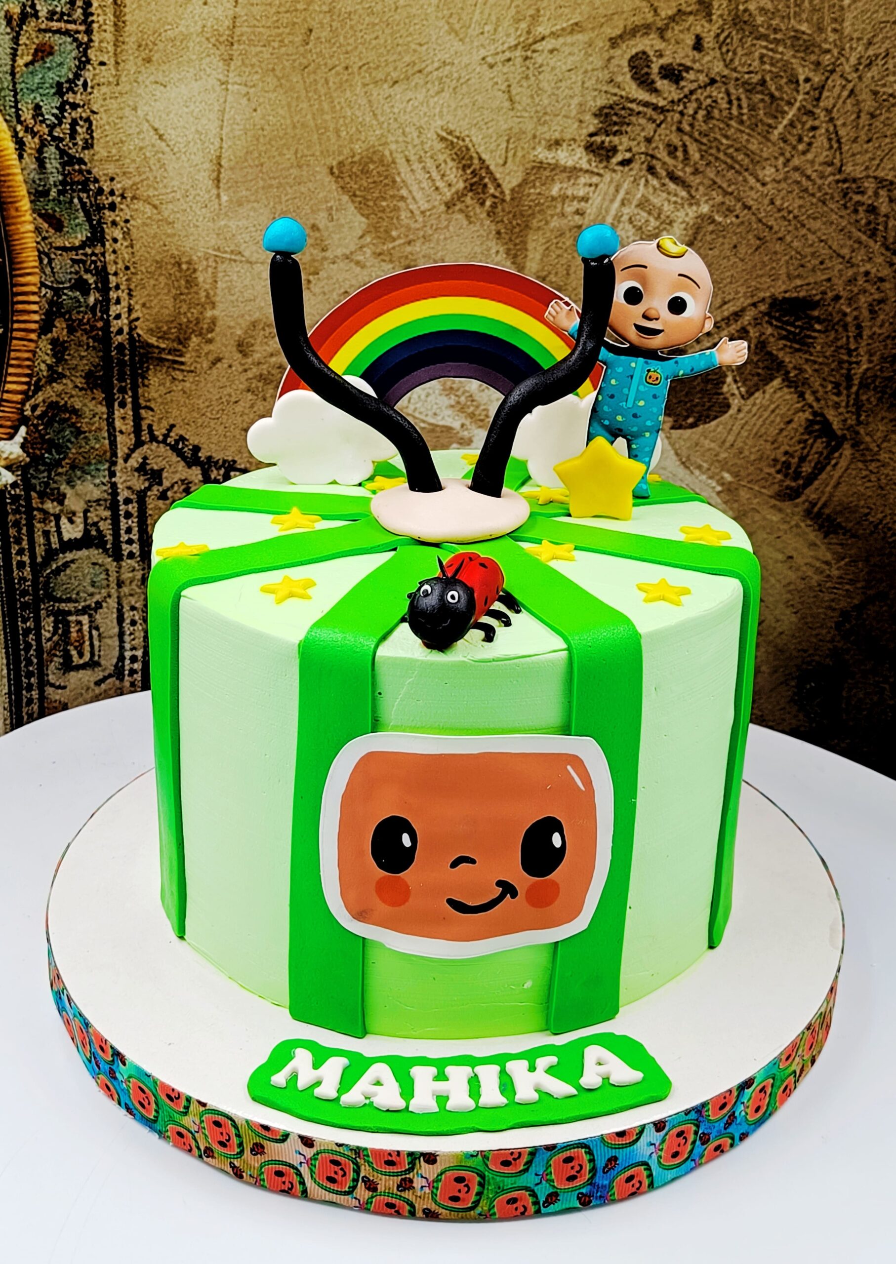 Cocomelon Theme cake4