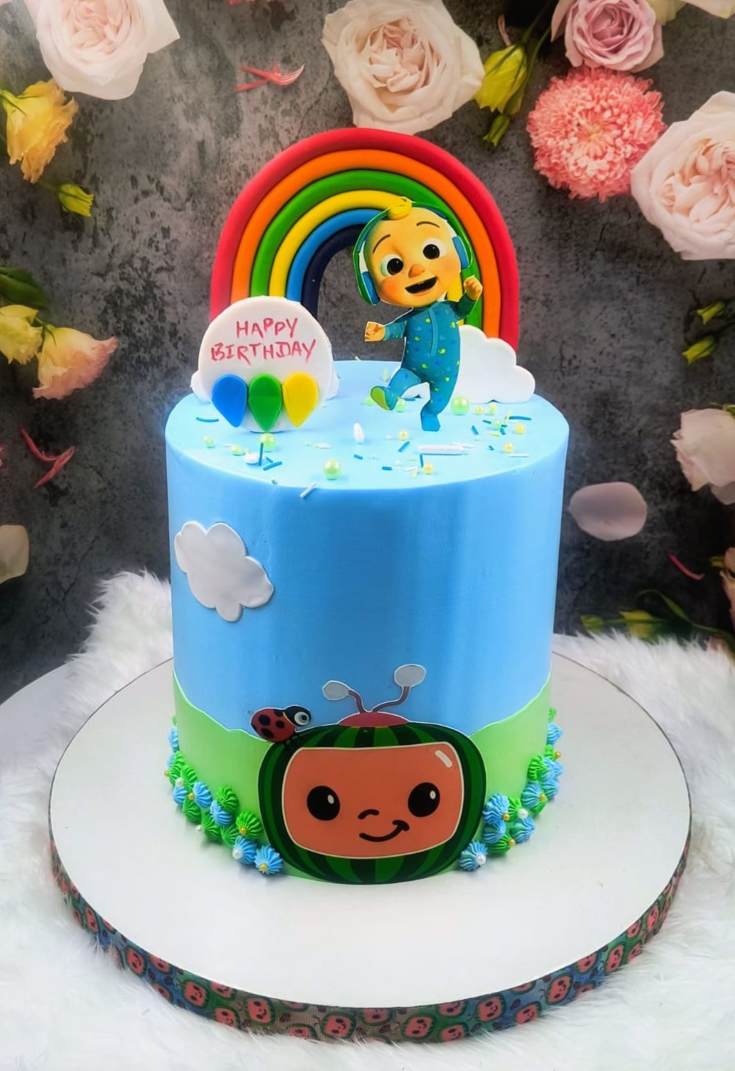 Cocomelon Theme cake3