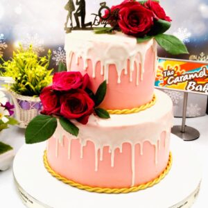 2Tier wedding cake11