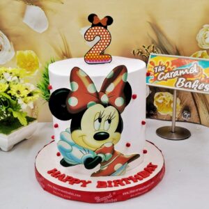 Minnie Theme cake7