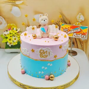 Baby shower cake3