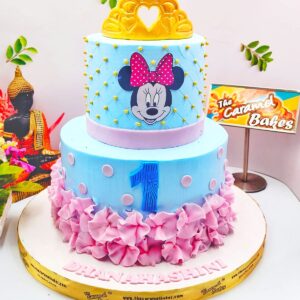 2Tier Micky theme cake2