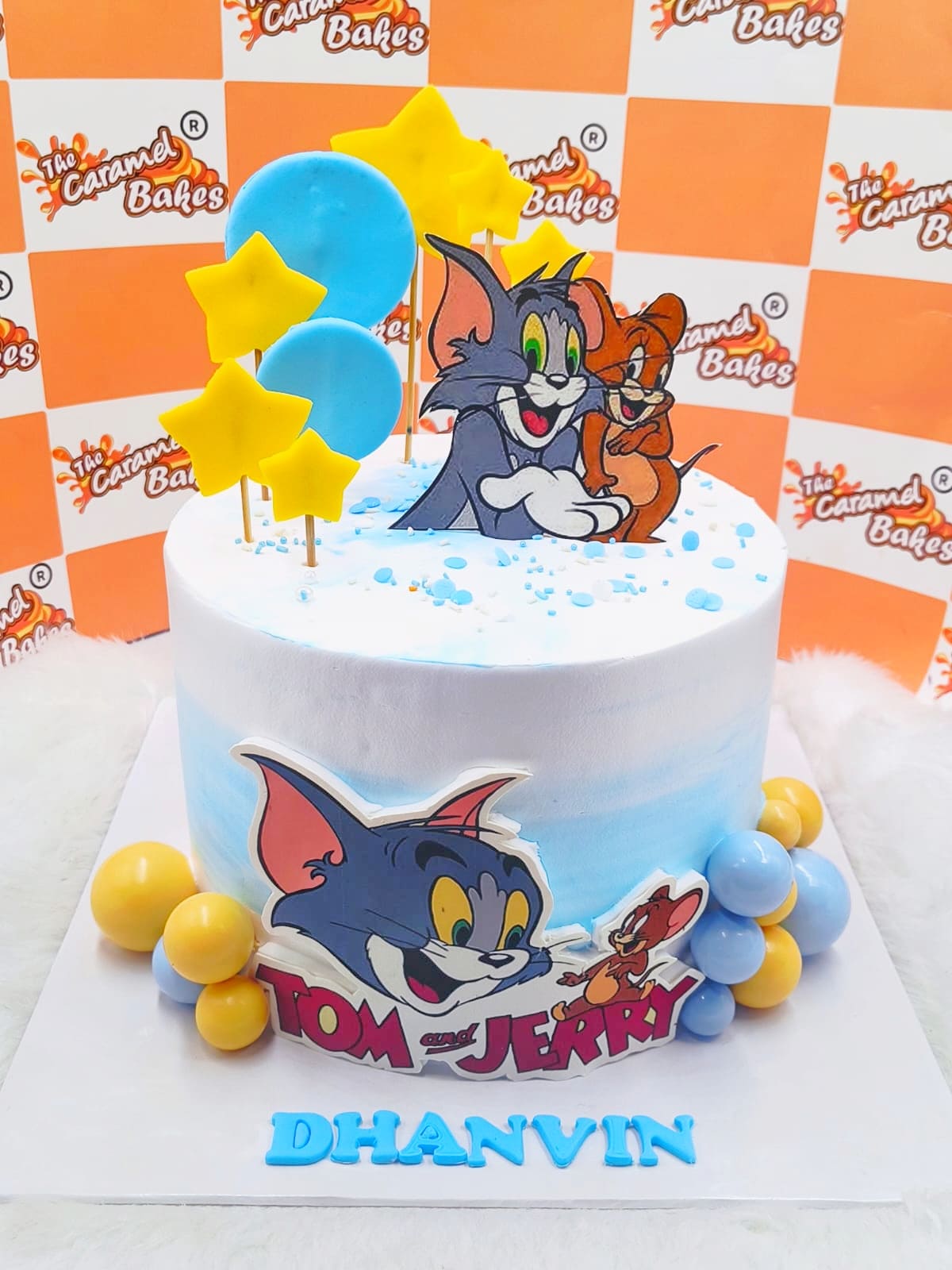 Tom and Jerry theme cake1