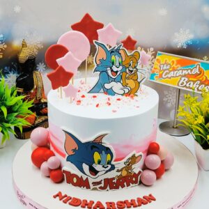 Tom and Jerry theme cake3