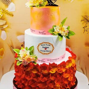 3Tier wedding cake3