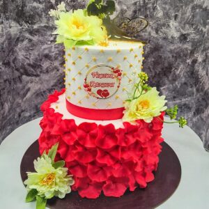 2Tier wedding cake2