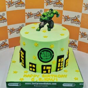 Hulk theme cake2