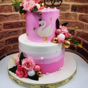2Tier wedding cake6