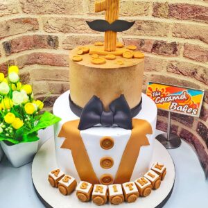 2Tier boy baby cake4