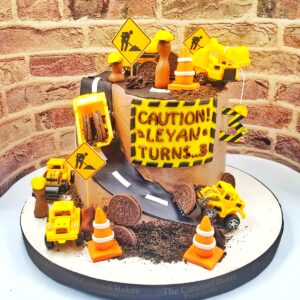 JCB Theme cake2