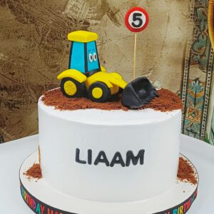 JCB Theme cake7