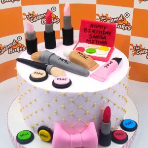 Makeup theme cake2