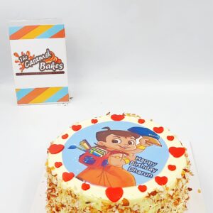 Butterscotch photo cake2