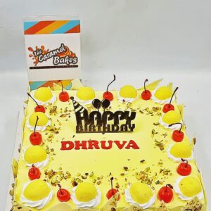 Rasamalai square cake2
