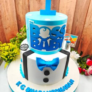 2 Tier Boss Baby Cake5