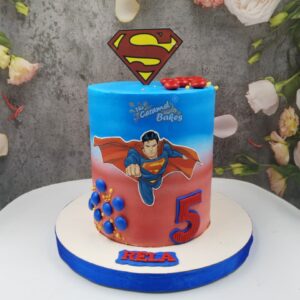 Super Hero theme cake