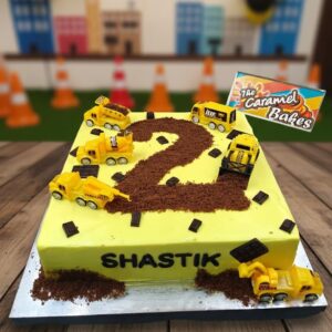JCB Theme cake8