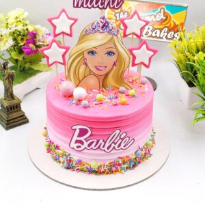 Disney barbie cake1