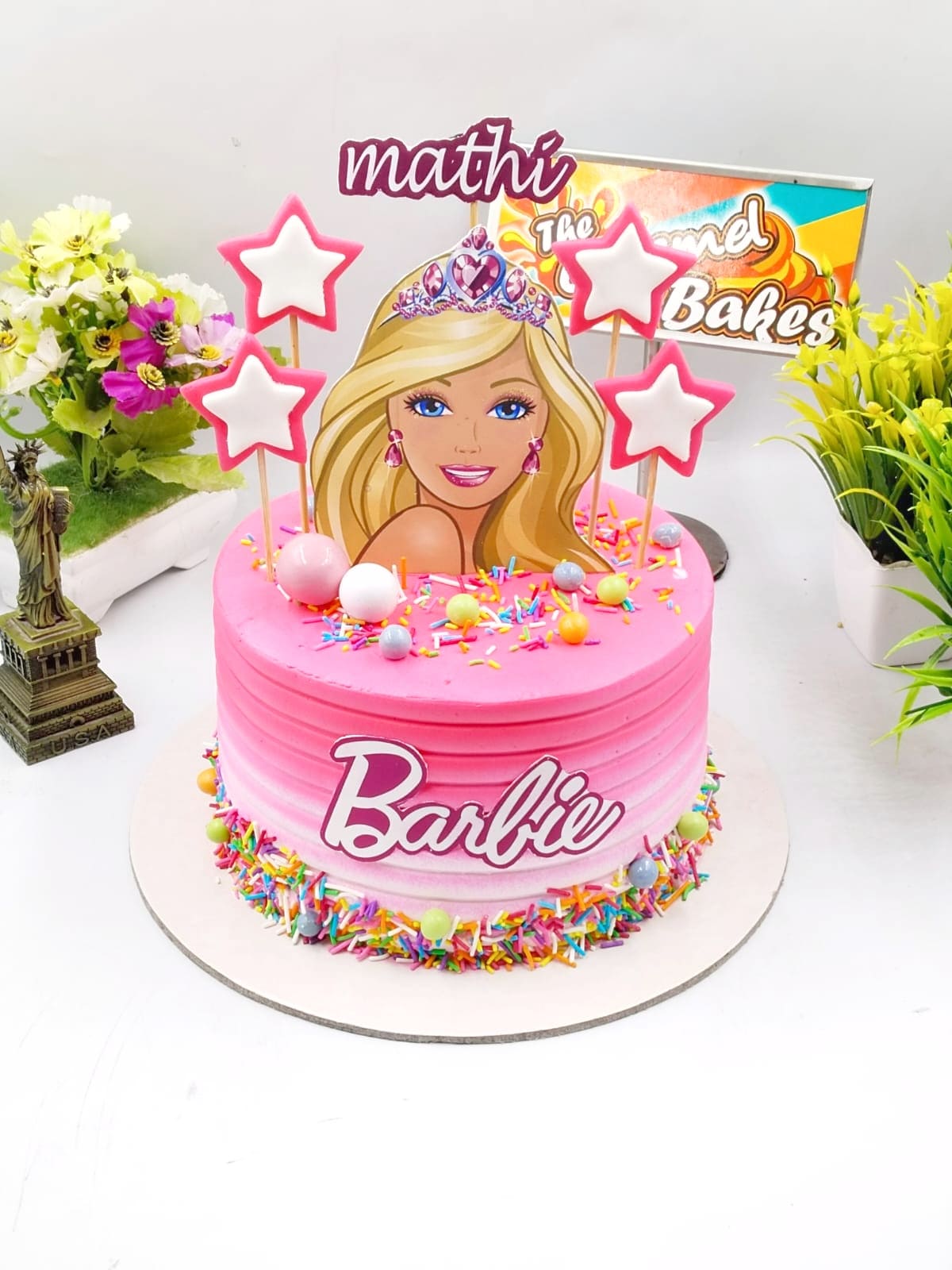 Disney barbie cake1