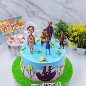 Tian Tian theme cake1