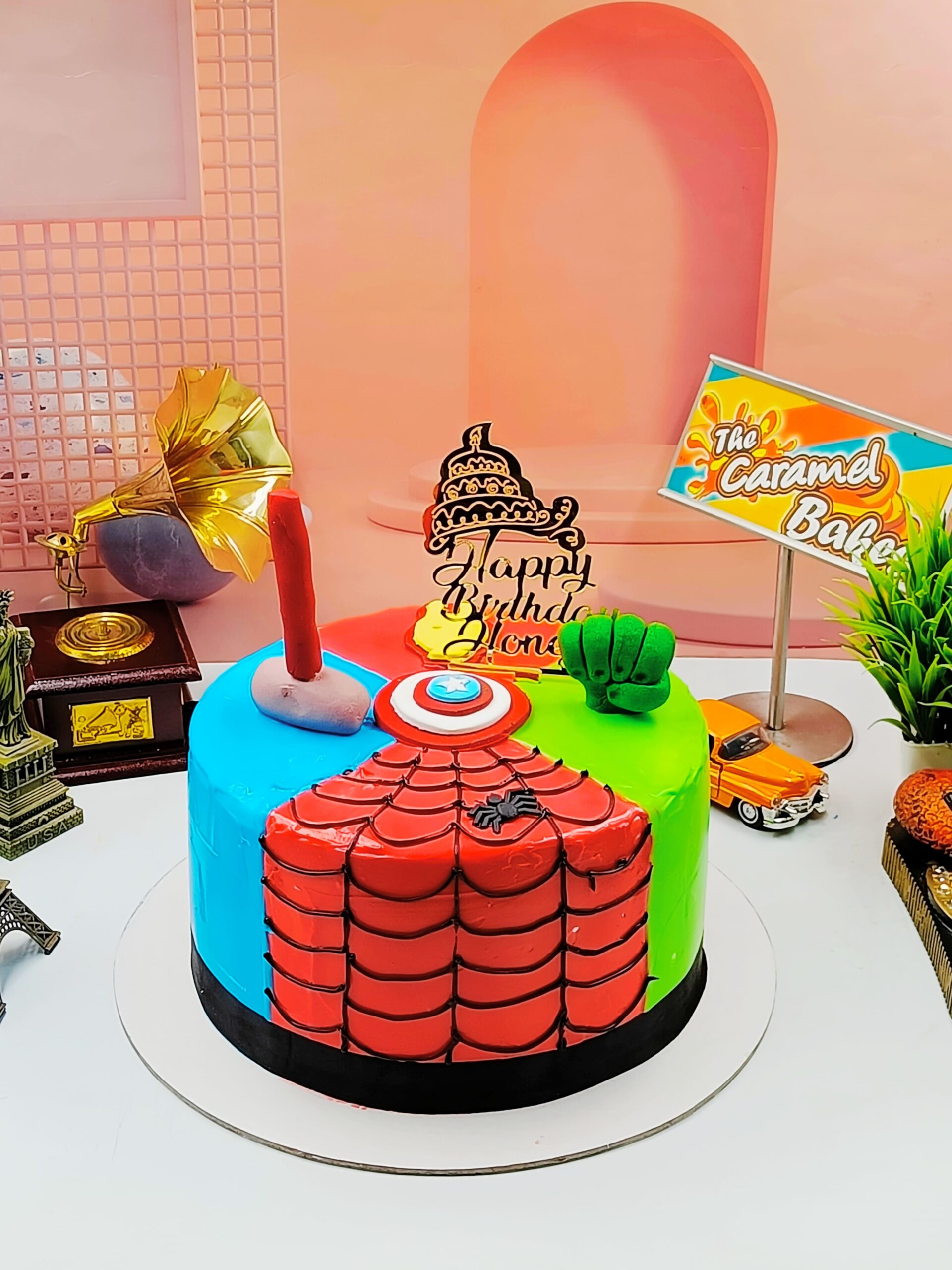 Spiderman cake10