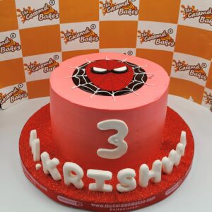 Spiderman cake3