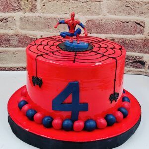 Spiderman cake2