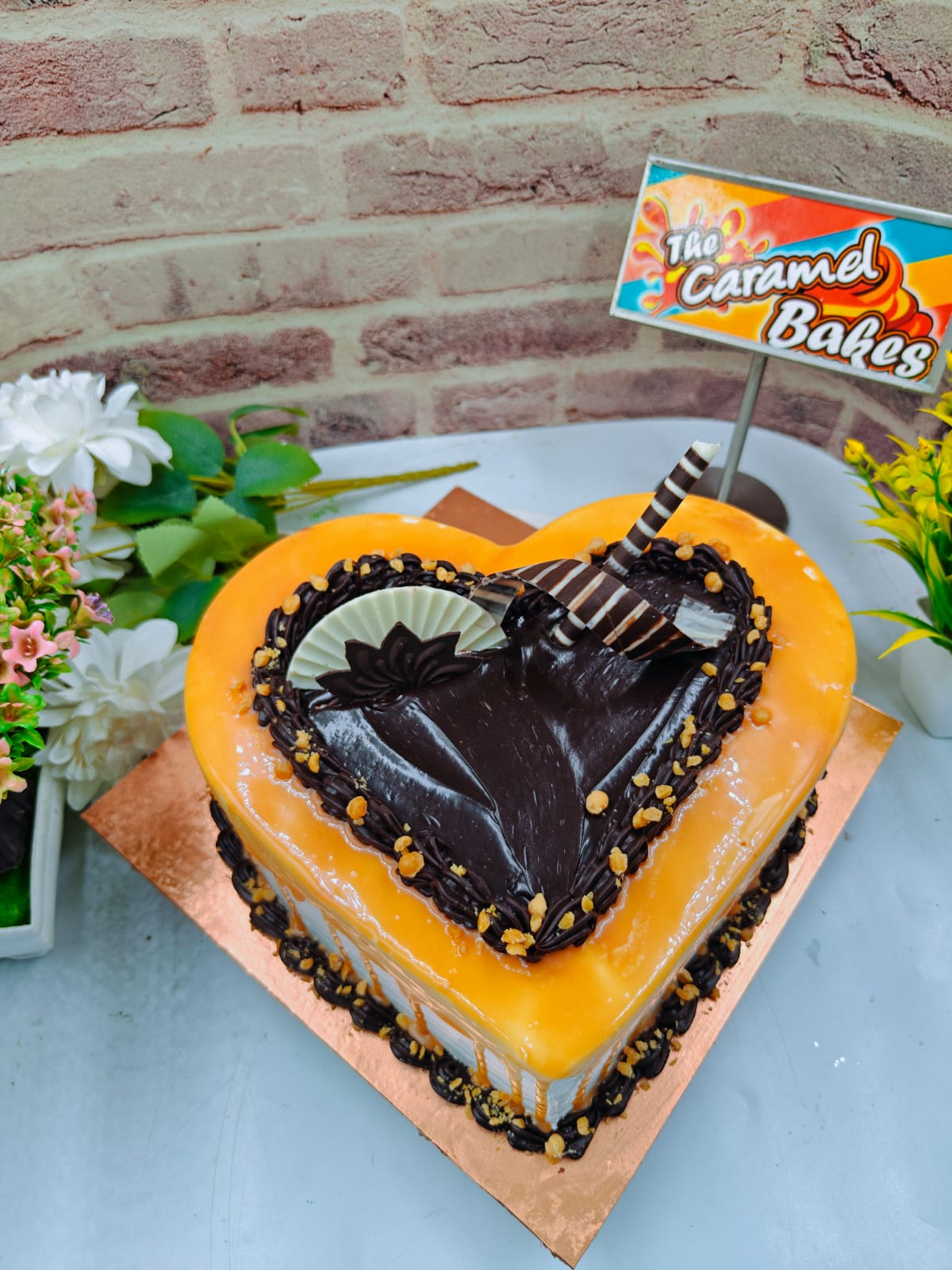 Hearty Choco Caramel cake1