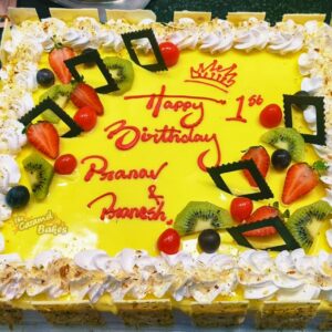 Rasamalai square cake1