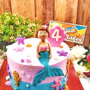 Little mermaid cake1