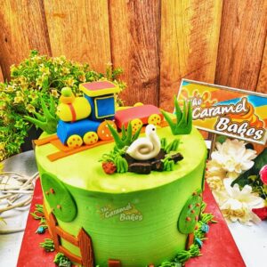 Farm Train cake3