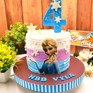 Frozen Elsa theme cake1