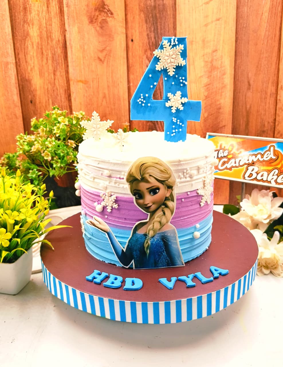 Frozen Elsa theme cake1