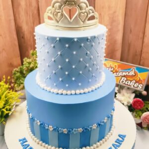 2Tier Crown Cake6