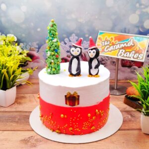 Penguin theme cake3