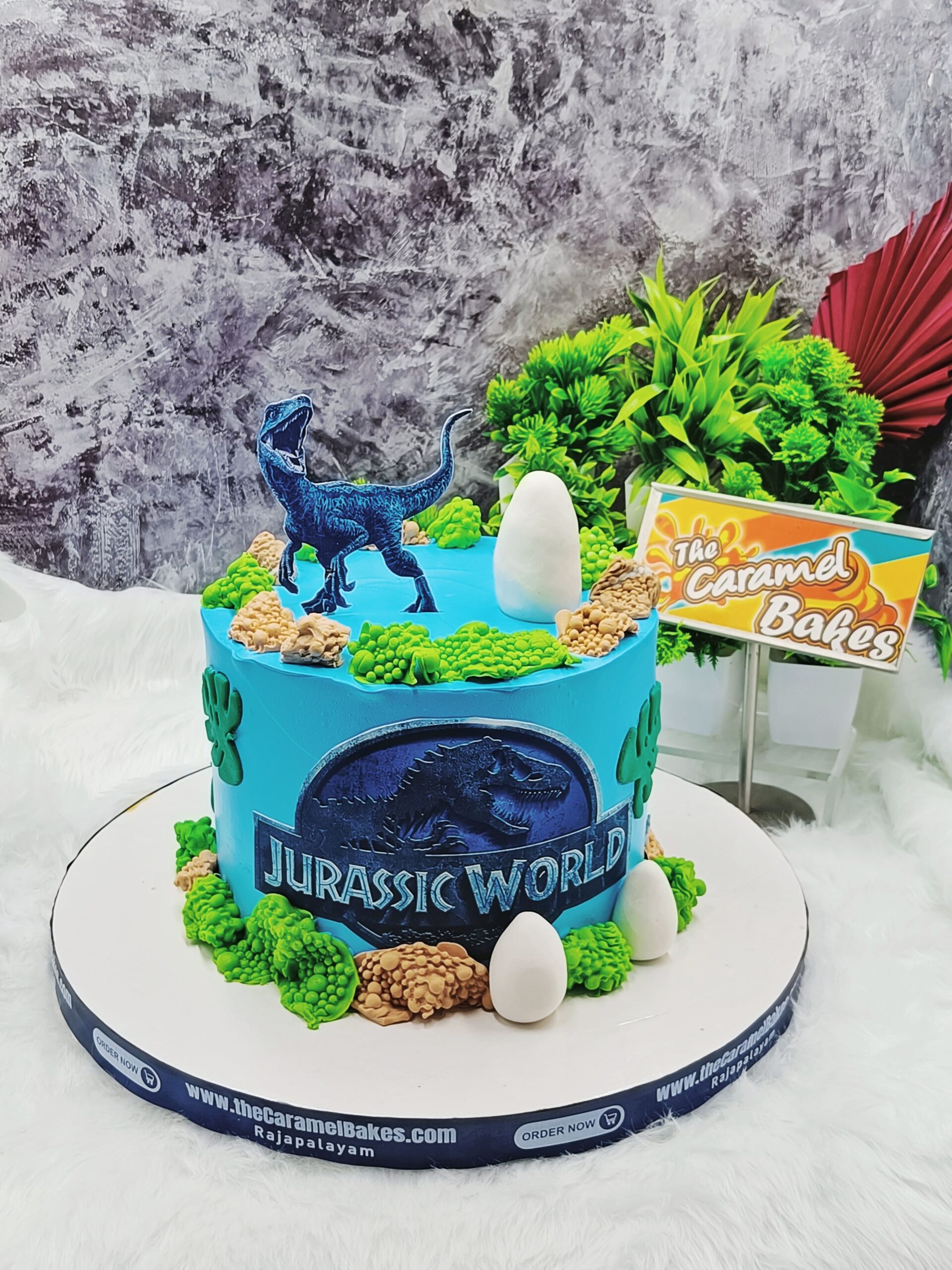 Jurassic park Theme cake4