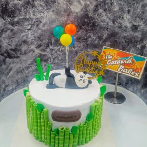 Cute panda theme cake2