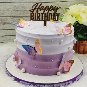 Butterfly theme cake7