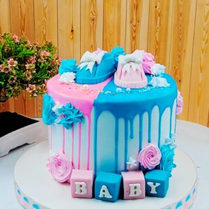 Baby shower cake10
