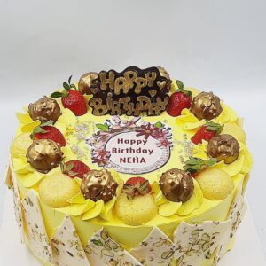 Rocher Rasamalai cake9
