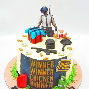 PUBG Theme Cake1
