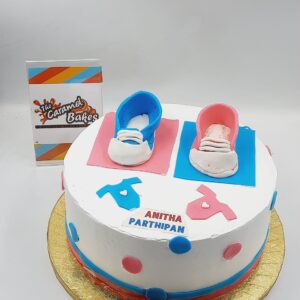 Baby shower theme cake5