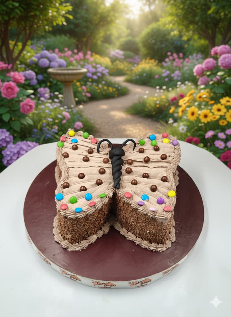 Butterfly theme cake8