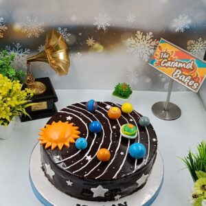 Space galexy Theme Cake5
