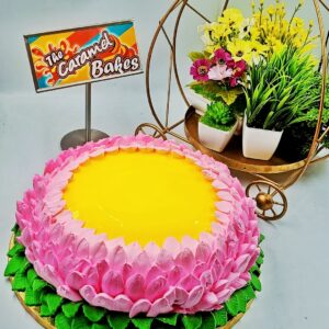 Floral theme cake2