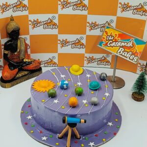 Space Astronaut Theme Cake3
