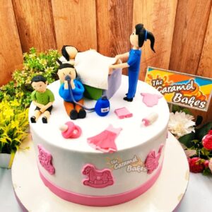 Baby shower cake13
